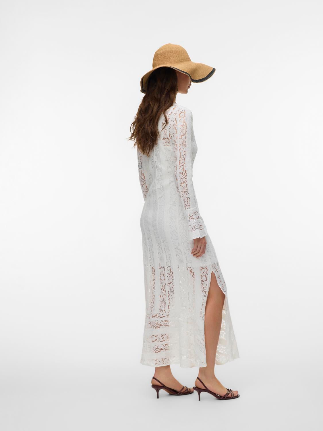 VMKENNEDY Long Dress - Cloud Dancer - VERO MODA & VILA Bergvik